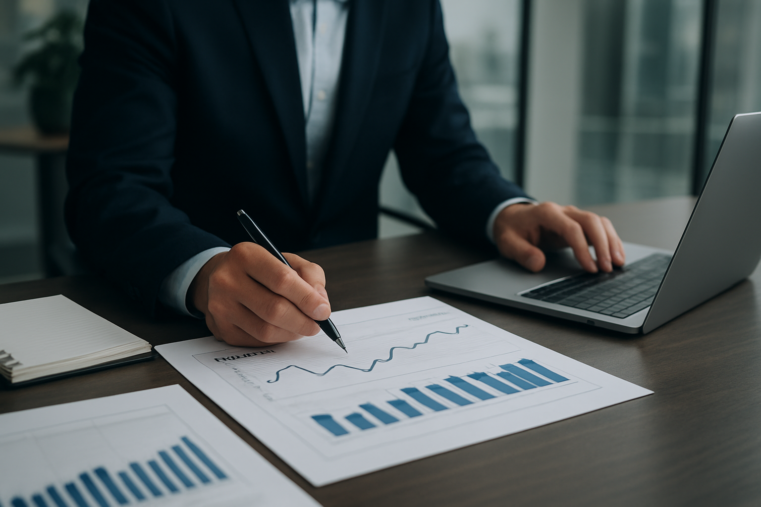 Capacidad de Pago para Financiamiento Empresarial 1 Quantum-Finance Panama Gráficos que muestran el flujo de caja y la capacidad de pago de una empresa.
