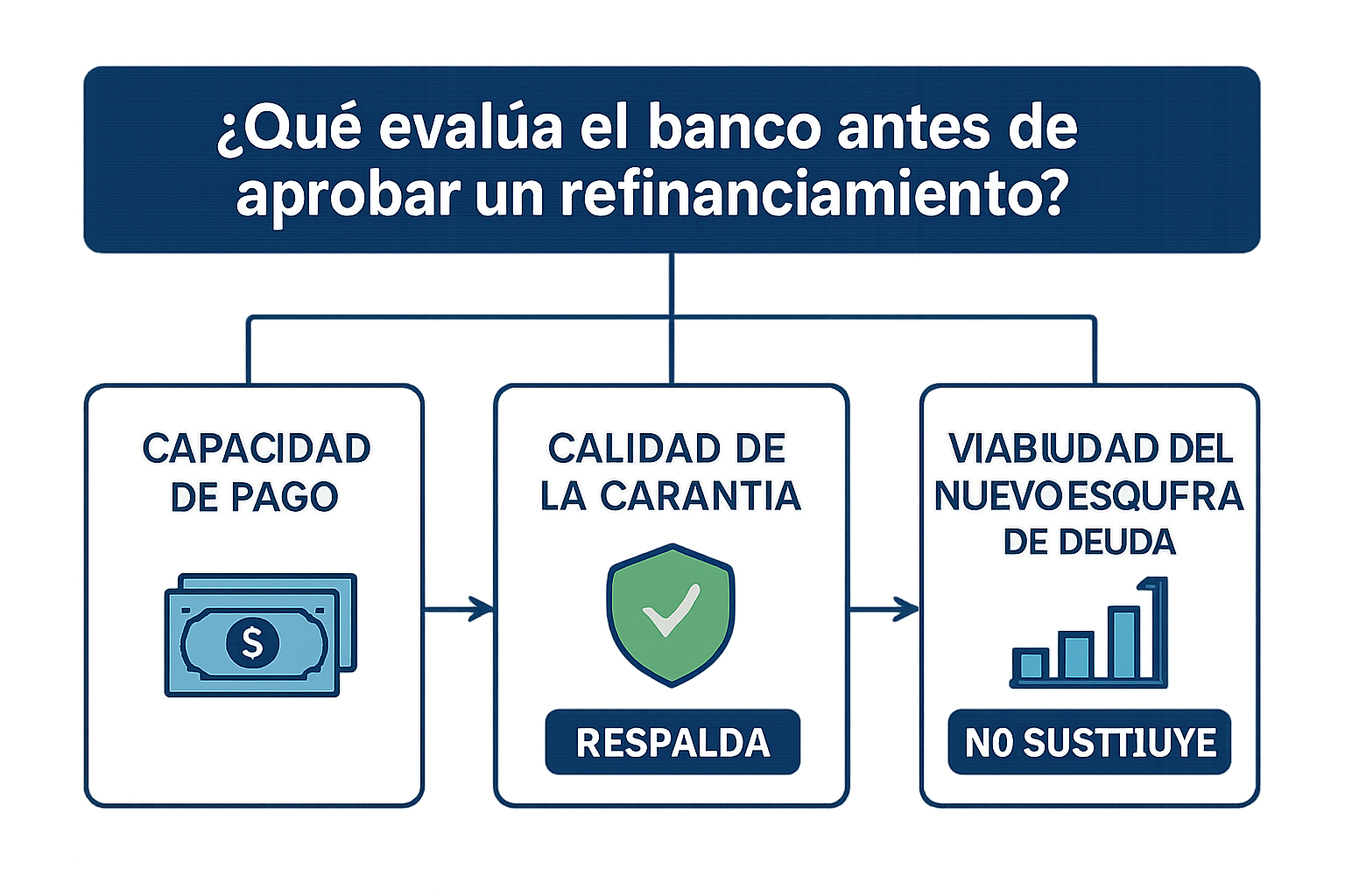 Refinanciamiento empresarial y crédito corporativo en Panamá 1 Quantum-Finance Panama Diagrama de evaluación bancaria para refinanciamiento empresarial