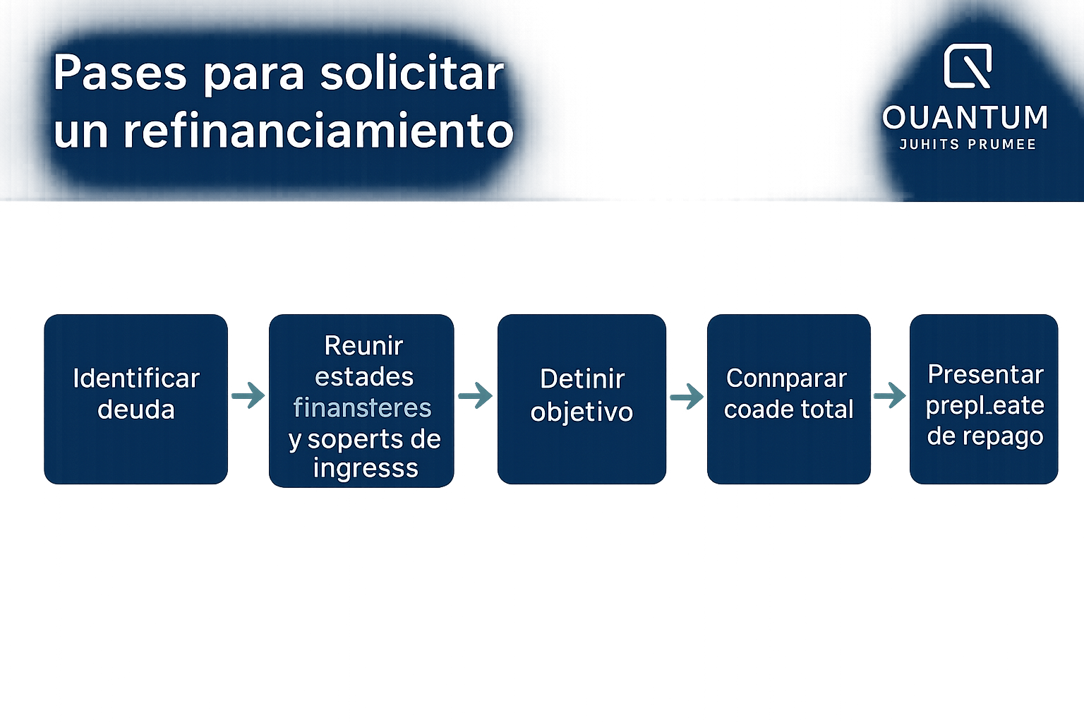 Refinanciamiento empresarial y crédito corporativo en Panamá 3 Quantum-Finance Panama Flujo de pasos para solicitar refinanciamiento empresarial